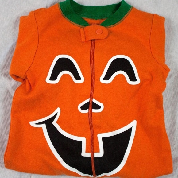 Halloween 0-3 Months Pumpkin Costume Unisex - Picture 4 of 4